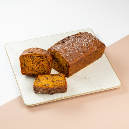 Постный морковный кекс